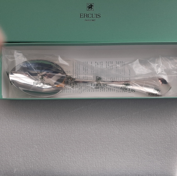 Ercuis Paris Serving Spoon (Cuiller a Servir Citelle) Nwt - Picture 1 of 3